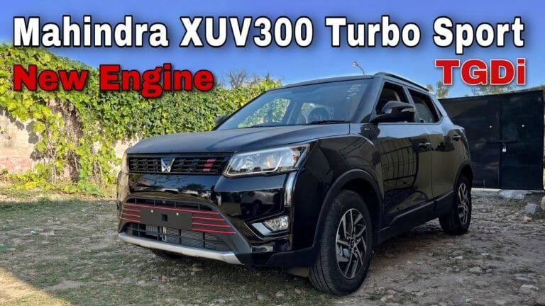 Mahindra XUV300 TurboSport पावरफुल इंजन और एडवांस फीचर्स के साथ लॉन्च