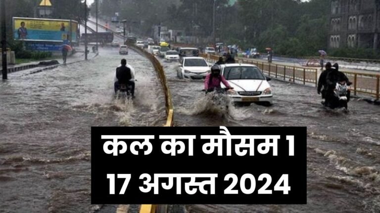 कल का मौसम 17 अगस्त 2024