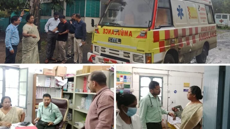 Dewas News: सीएमएचओ डॉ. बेक ने सिविल अस्पताल हाटपीपल्‍या और सीएचसी बागली का किया निरीक्षण