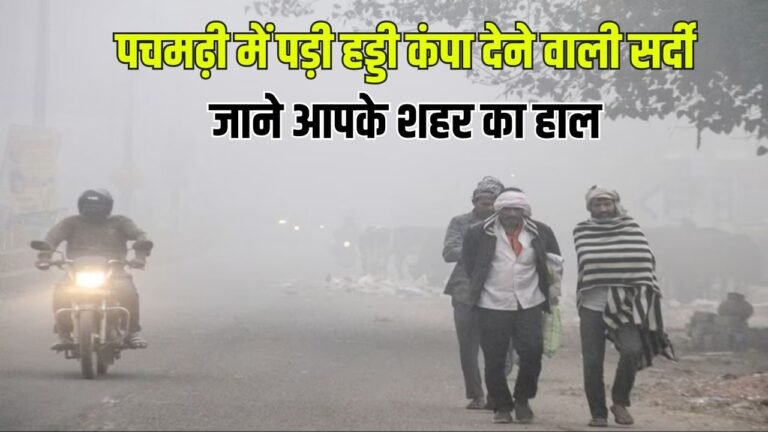 MP Weather Update: पचमढ़ी में पड़ी हड्डी कंपा देने वाली सर्दी, रात बनी सबसे ठंडी,जाने आपके शहर का हाल